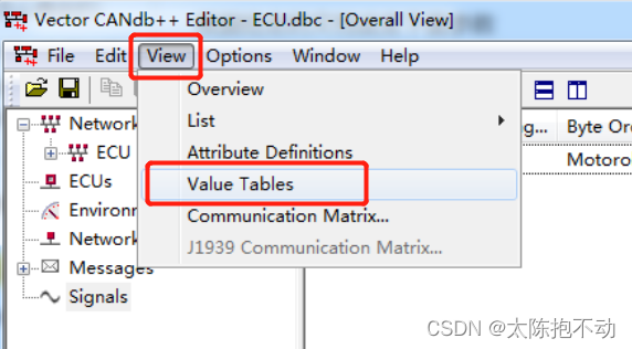 Create value table