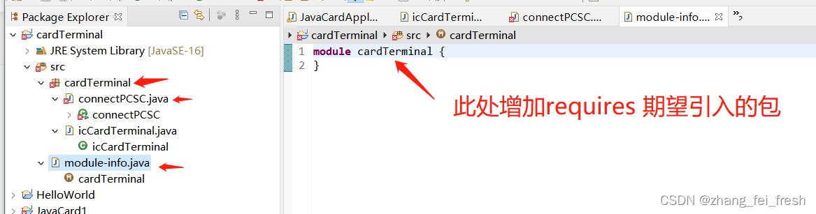 The type javax.smartcardio.CardTerminal is not accessible