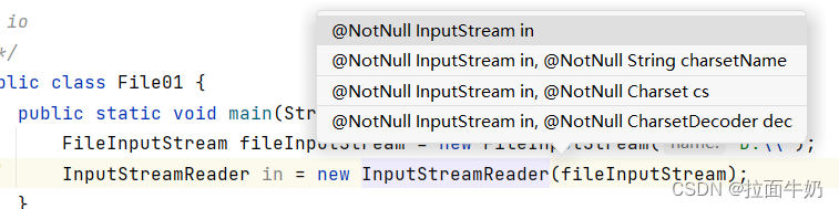 InputStreamReader构造函数的四种方式实现