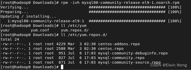 添加mysql yum源