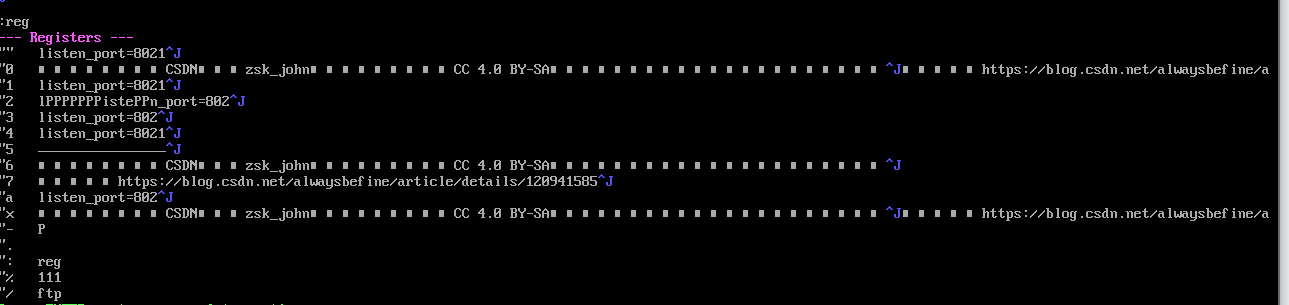 Detailed explanation of vim registers - Programmer Sought