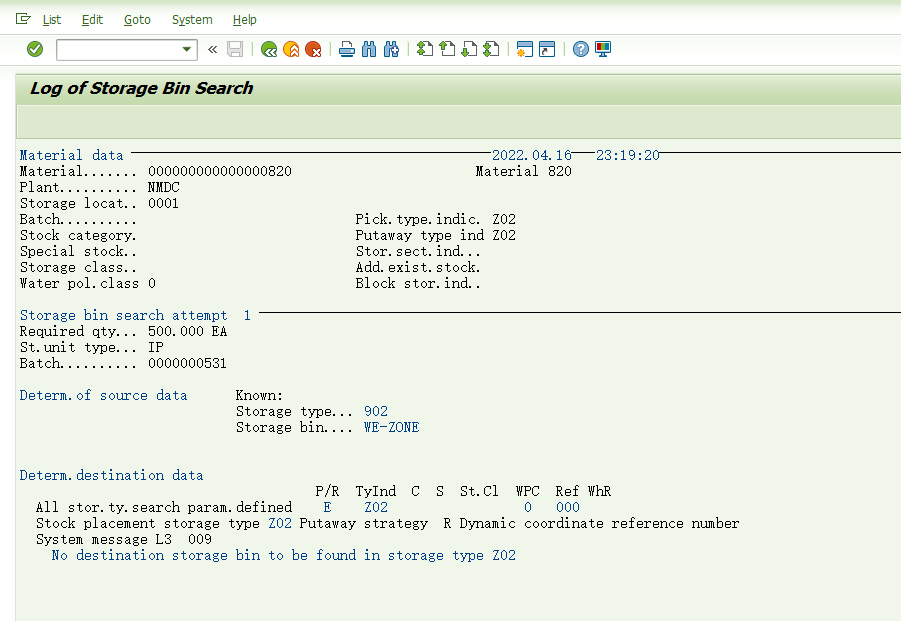 SAP WM中阶之上架策略R_wm期初库存上架CSDN博客