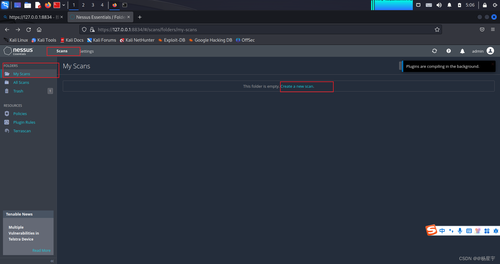 第二章 Nessus的使用_nessus只能扫ip吗-CSDN博客