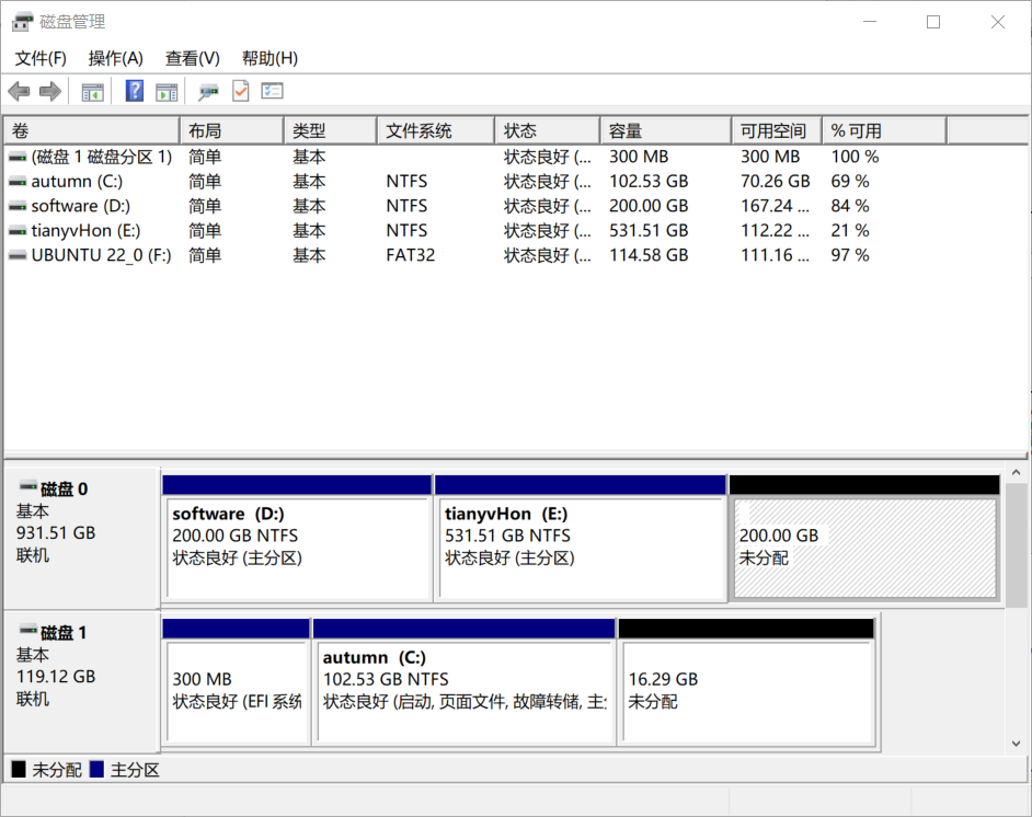 在 Windows10 系统下安装 Ubuntu22.04 系统