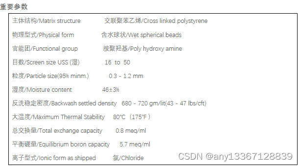 Tulsimer® CH-99硼选择吸附树脂在超纯水除硼领域的卓越应用与优势