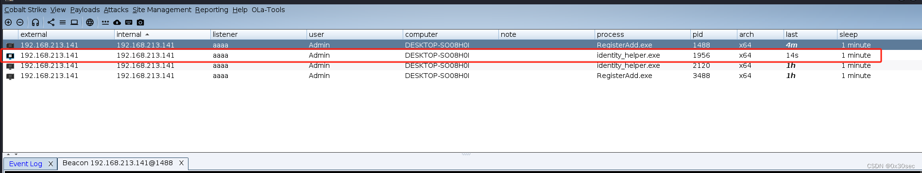 、写入Shellcode到注册表上线