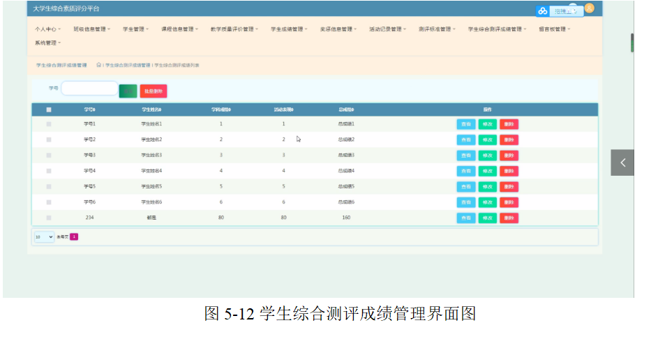 基于Java SSM框架实现大学生综合素质评分平台项目【项目源码+论文说明】