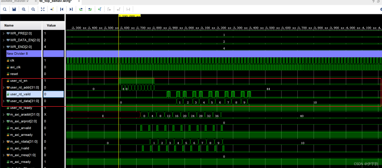 FPGA - AXI4_Lite（实现用户端与axi4_lite之间的交互逻辑）