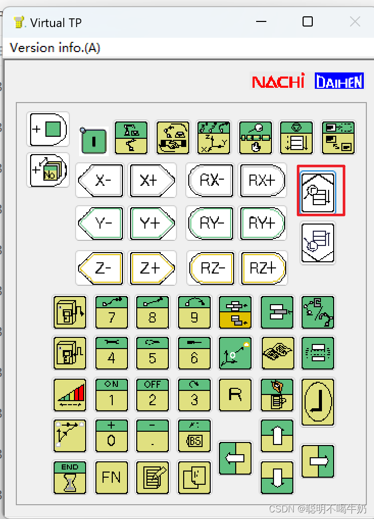 NACHI机器人虚拟示教器报I2101异常