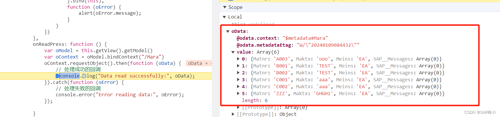 [UI5] ODATA V4<span style='color:red;'>中</span><span style='color:red;'>的</span><span style='color:red;'>CRUD</span>