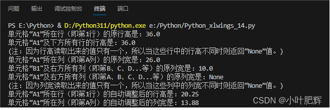 关于Python里xlwings库对Excel表格的操作（十七）