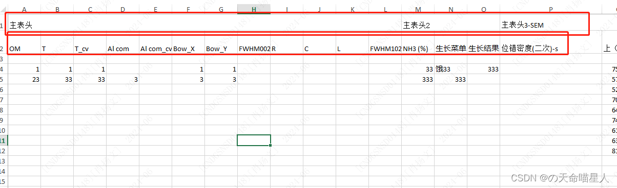 PhpSpreadsheet表格导出