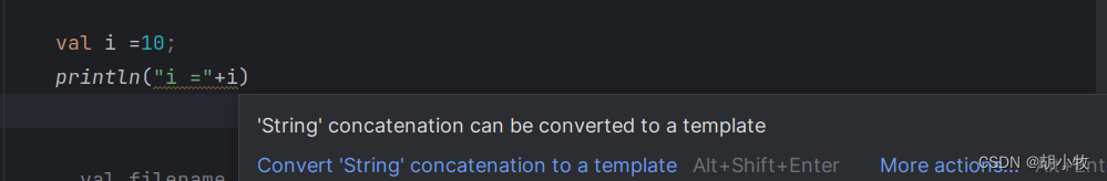 kotlin $ （<span style='color:red;'>字符串</span><span style='color:red;'>模版</span>)的使用