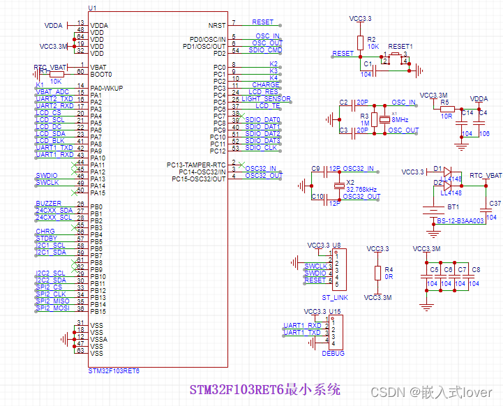 什么的,需要外挂spi flash与sd卡,并且功能不是很多,用到的引脚也较少