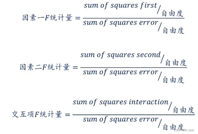 方差分析【单/双因素方差分析】