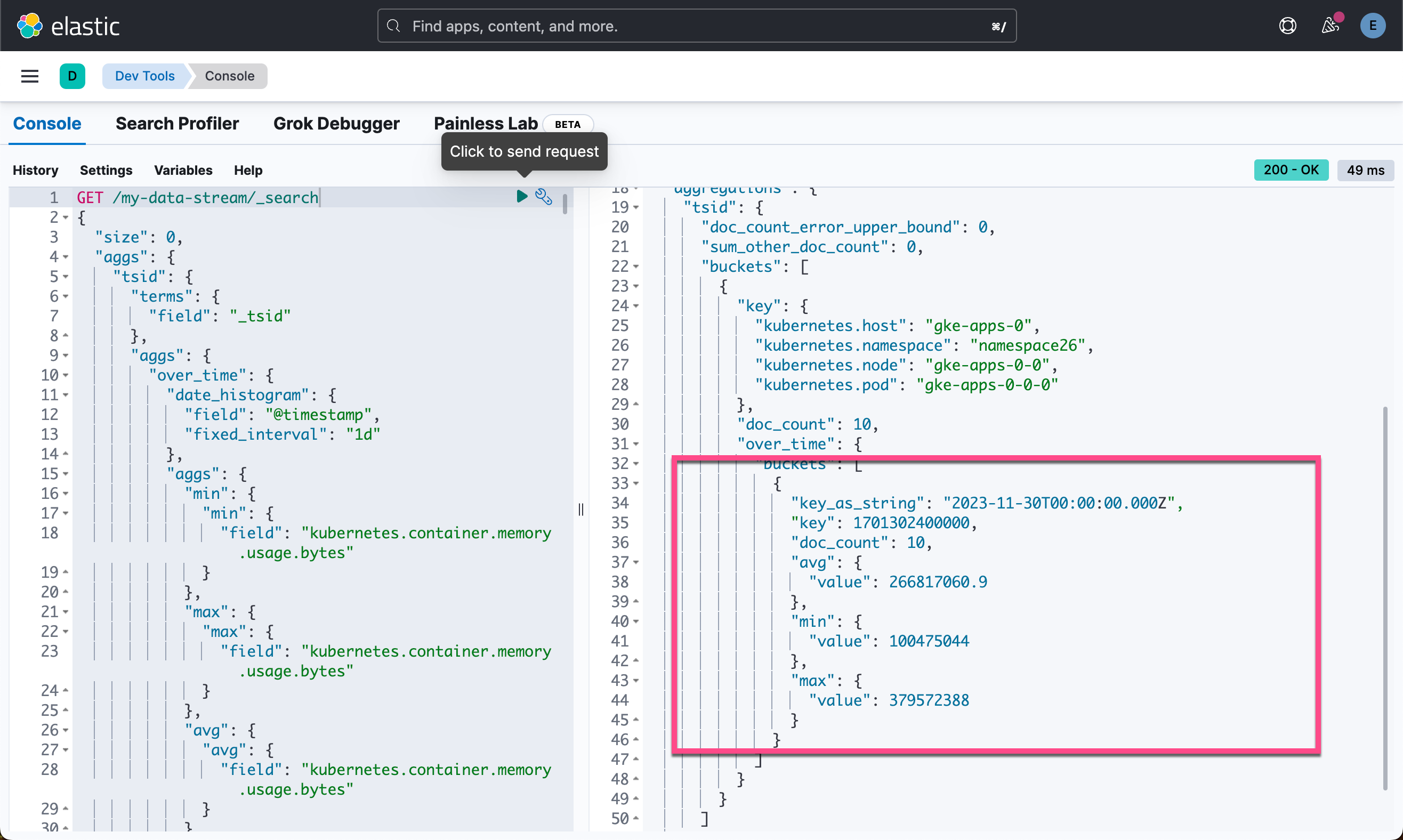 Elasticsearch：对时间序列数据流进行降采样（downsampling)