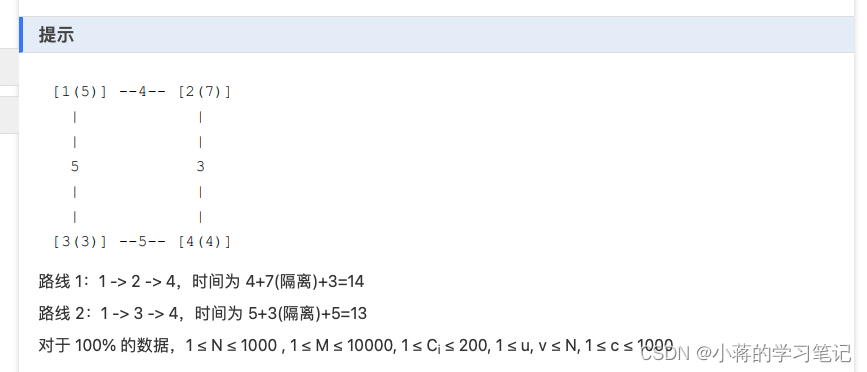 数组邻接表+堆优化版dijkstra+蓝桥杯2022年第十三届决赛真题-出差