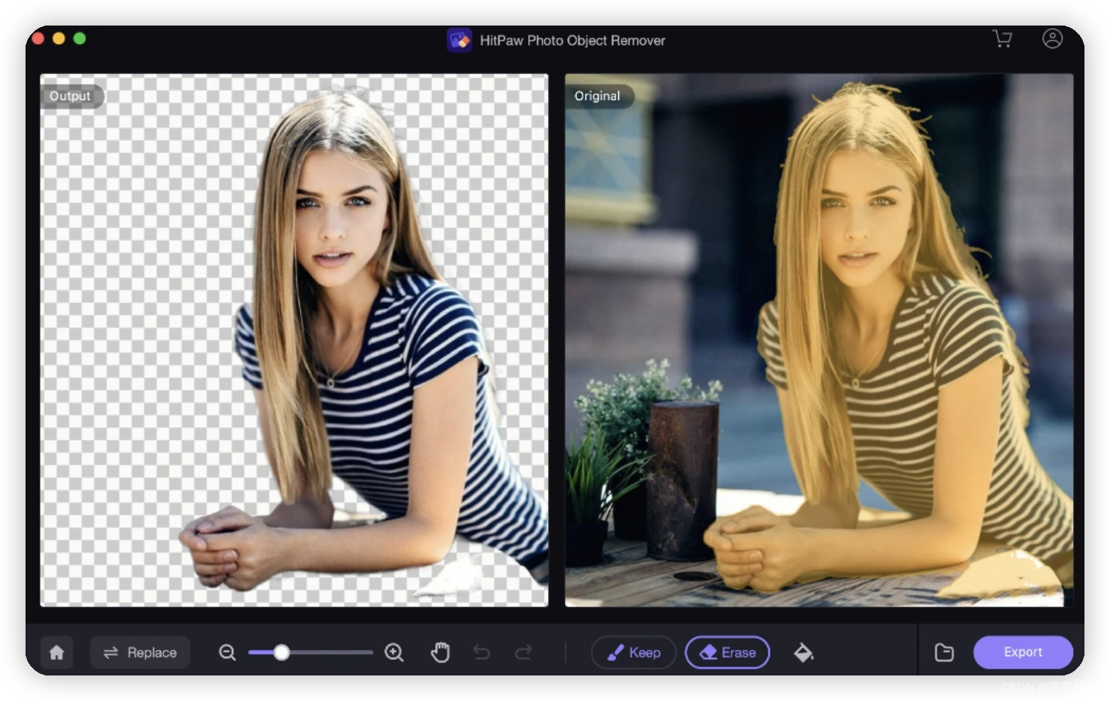 [Mac软件]HitPaw Photo Object Remover Mac v1.2.1 Ai智能去水印工具图像物体移除