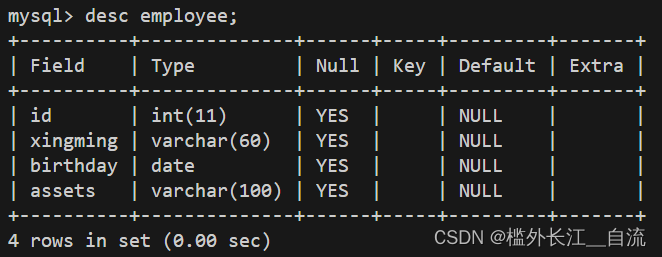 【MySQL表的操作】