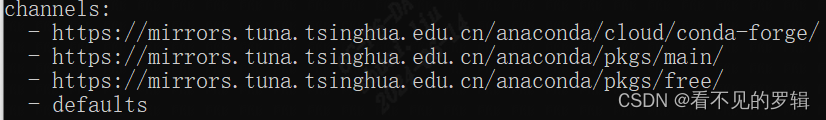 conda<span style='color:red;'>添加</span><span style='color:red;'>镜像</span><span style='color:red;'>源</span>与channels