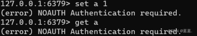 <span style='color:red;'>Redis</span>相关<span style='color:red;'>报</span><span style='color:red;'>错</span>信息：NOAUTH Authentication required