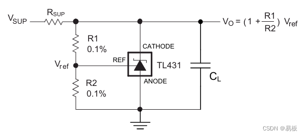 TL431 可调电压基准