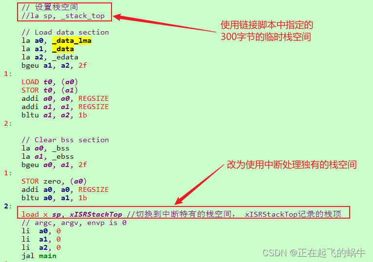 FreeRTOS的三处栈空间设置分析