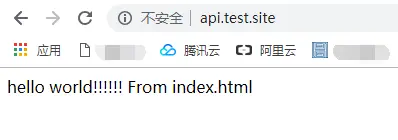 图4  验证通过http访问nginx 的80端口成功