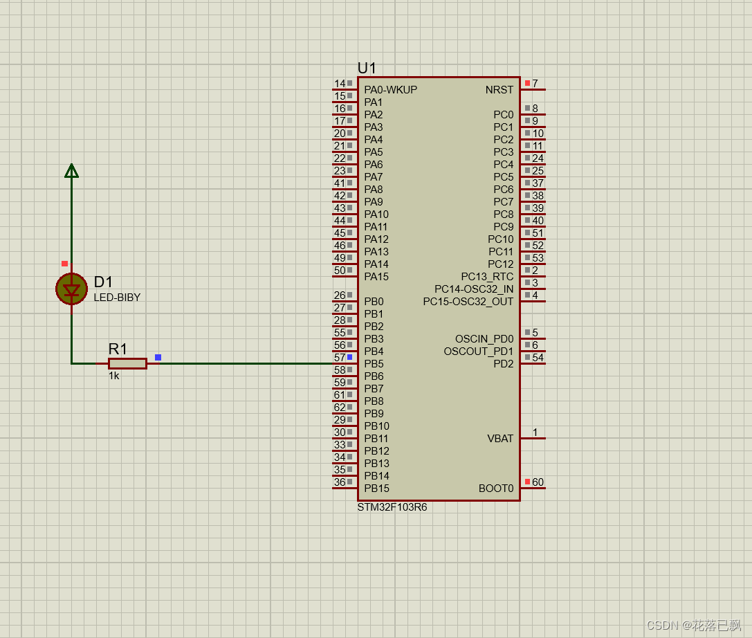 STM32 proteus + STM32Cubemx仿真教程（第一课LED教程）