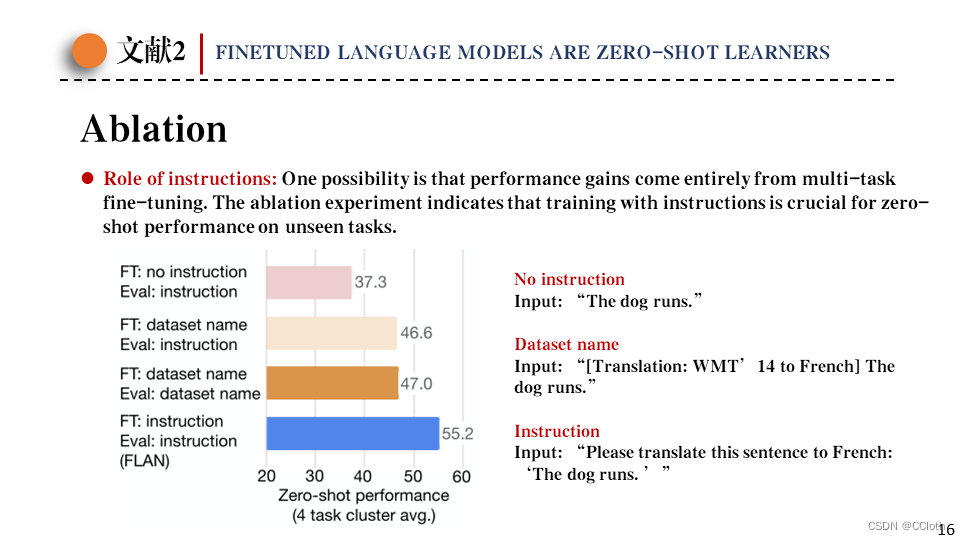 [阅读笔记2][FLAN]FINETUNED LANGUAGE MODELS ARE ZERO-SHOT LEARNERS