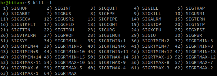LINUX 嵌入式C编程--信号编程