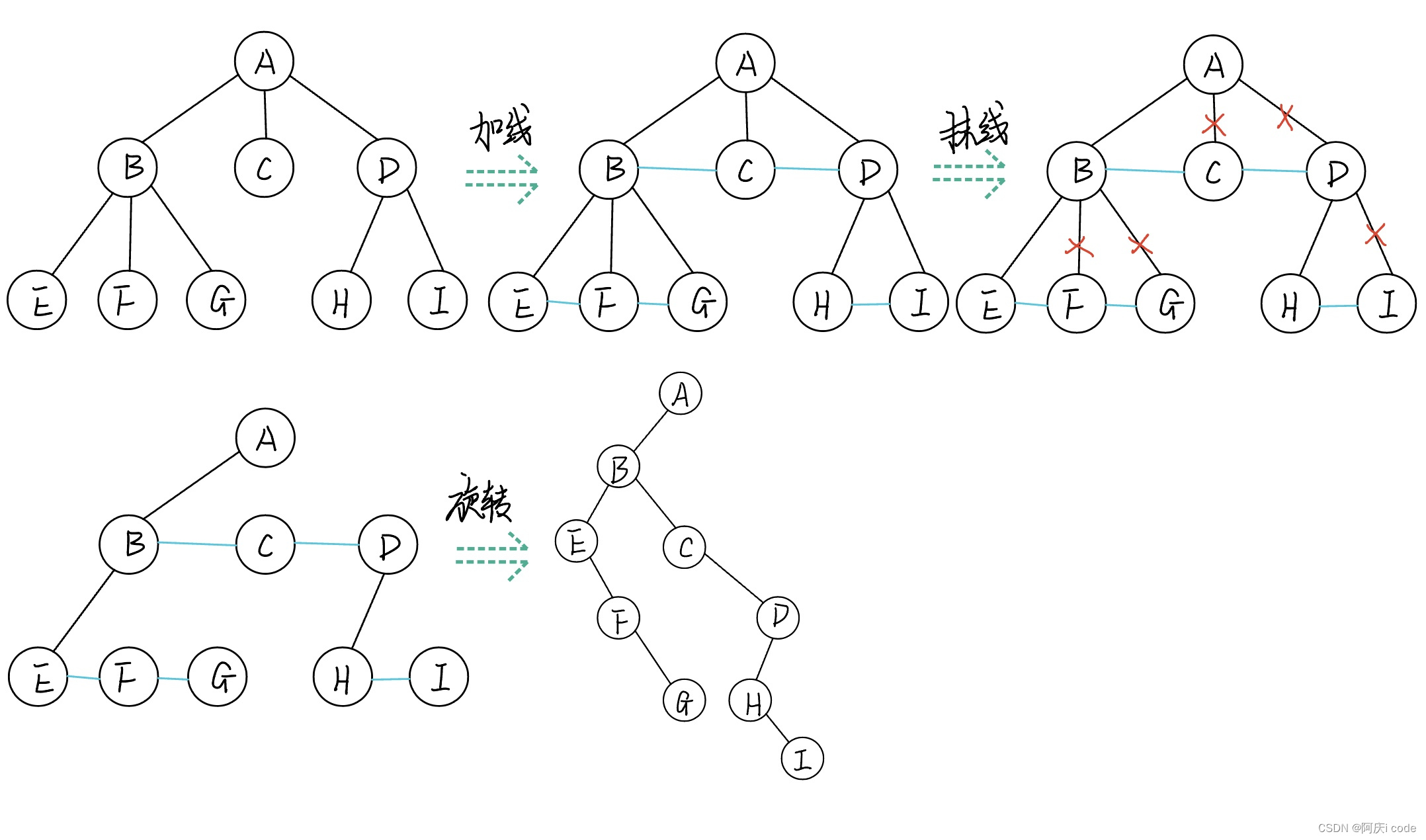 数据结构—基础知识（14）：森林、树与二叉树的转换