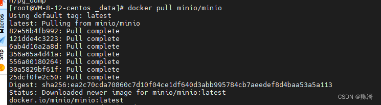 docker 安装minio,详细图解