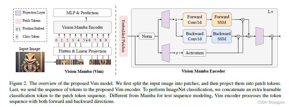 【论文阅读】Vision Mamba:双向状态空间模型的的高效视觉表示学习