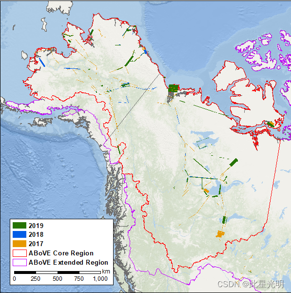 NASA数据集——2017-2019年阿拉斯加和加拿大北极地区RGB 合成图像V2（L1/L2数据集）