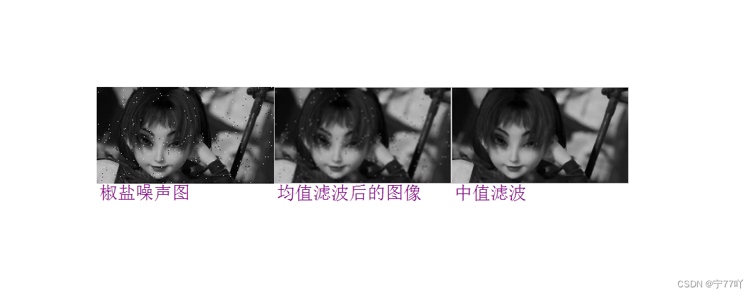 使用visual Studio MFC 平台实现对灰度图添加椒盐噪声，并进行均值滤波与中值滤波