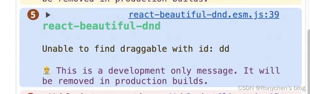 react-beautiful-dnd组件报Unable to find draggable with id