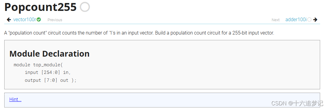 Verilog刷题笔记28