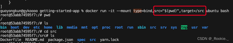 Docker chapter 3 colume mount VS bind mount