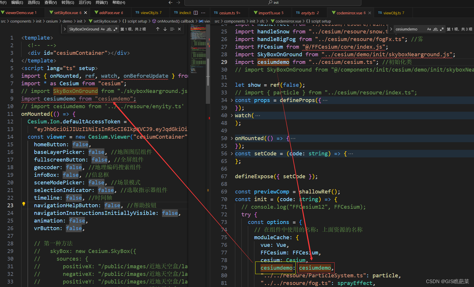 vue3-sfc-<span style='color:red;'>loader</span>动态加载一个<span style='color:red;'>异步</span>vue组件生成cesium画面