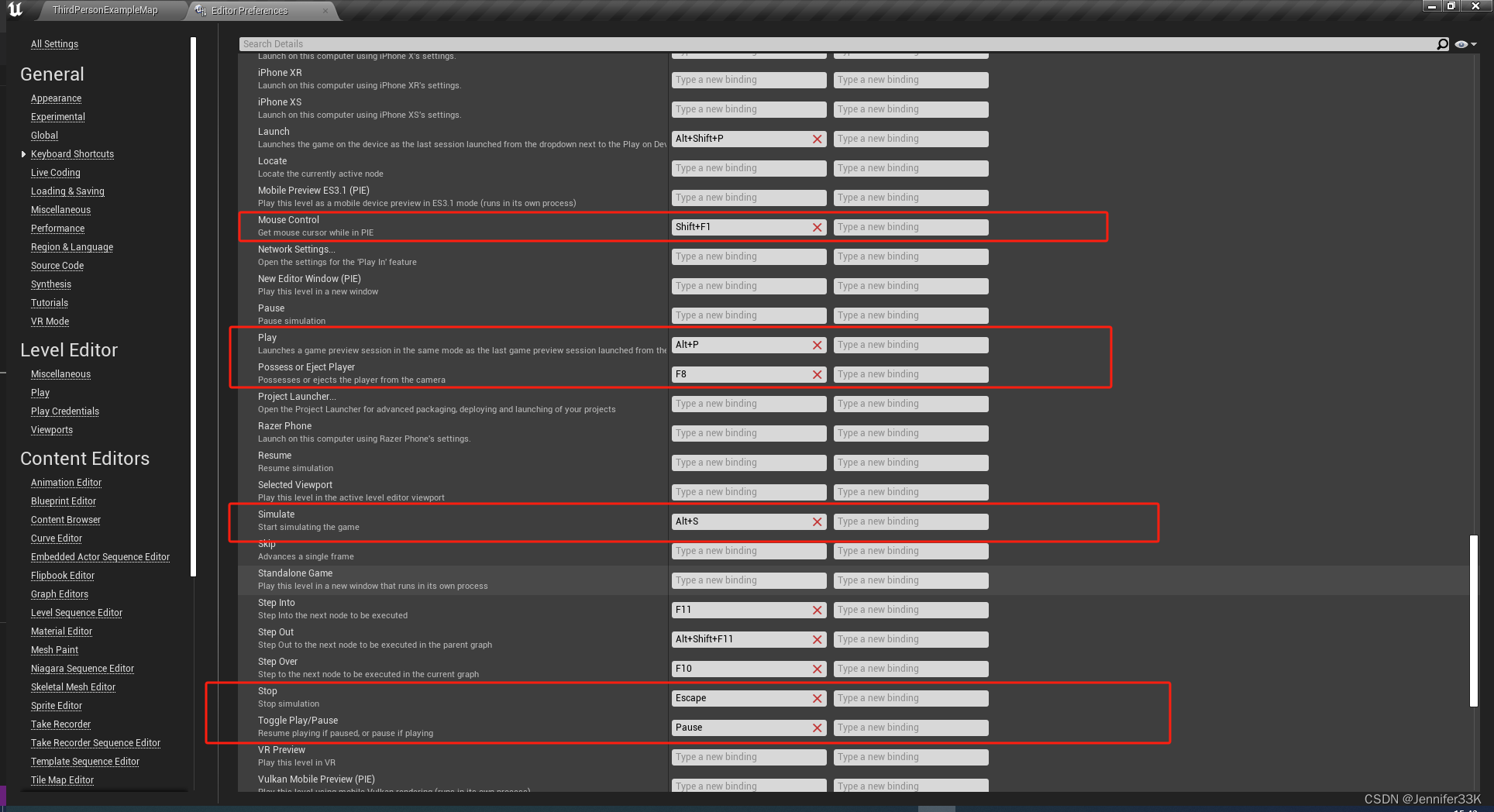 UE4.27_PIE/SIE