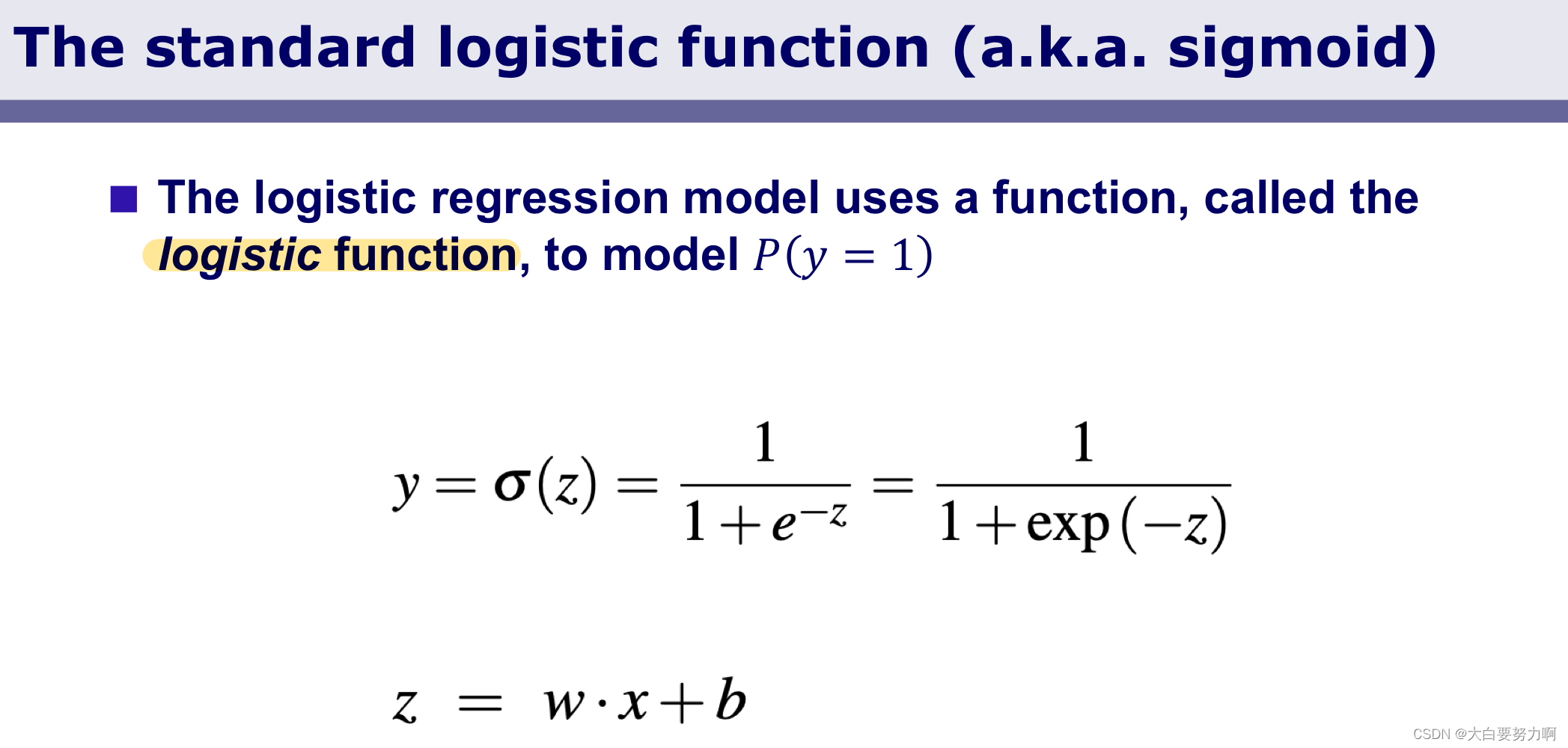 logistic function