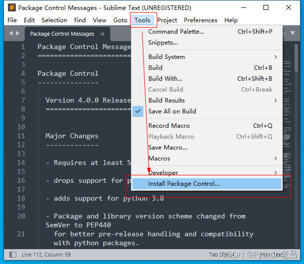 Sublime Text简介、下载、安装、汉化、常用插件和激活——《跟老吕学Python编程》附录资料