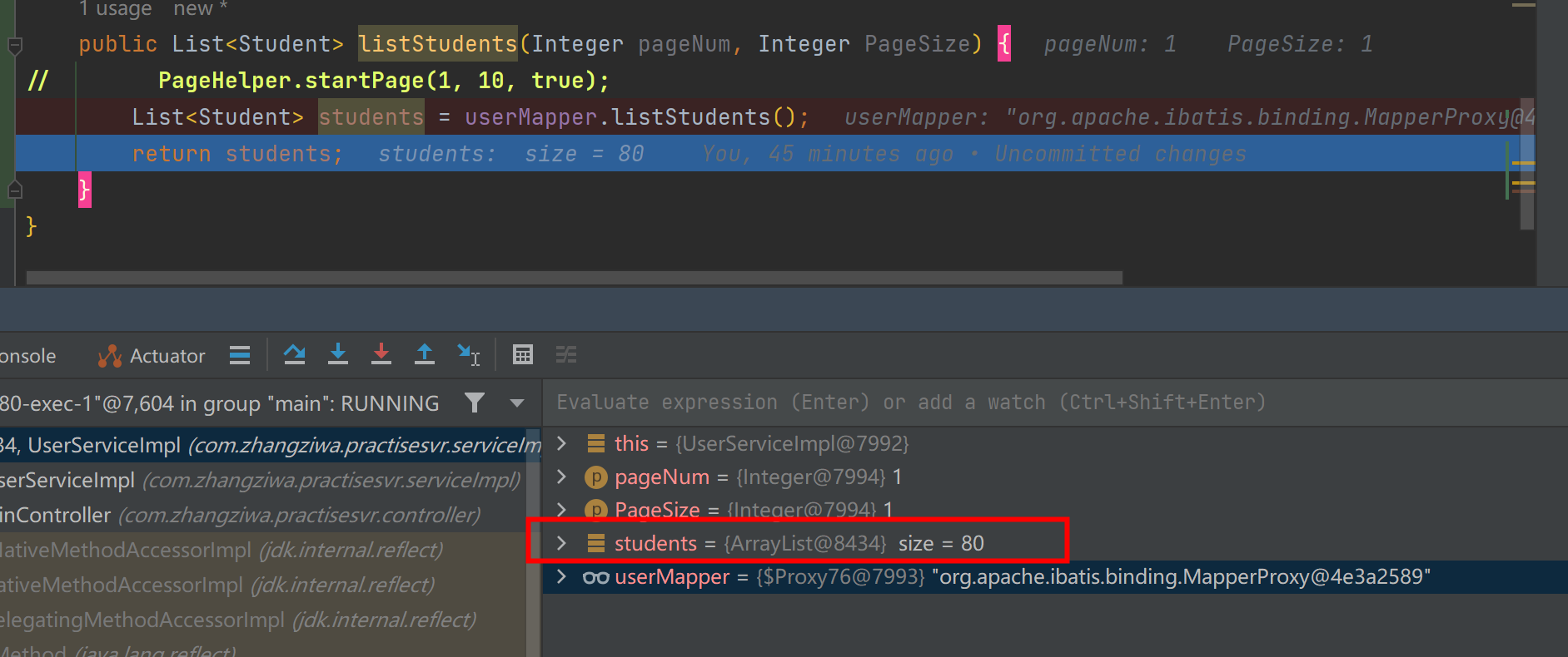 SpringBoot 引入分页插件 PageHelper