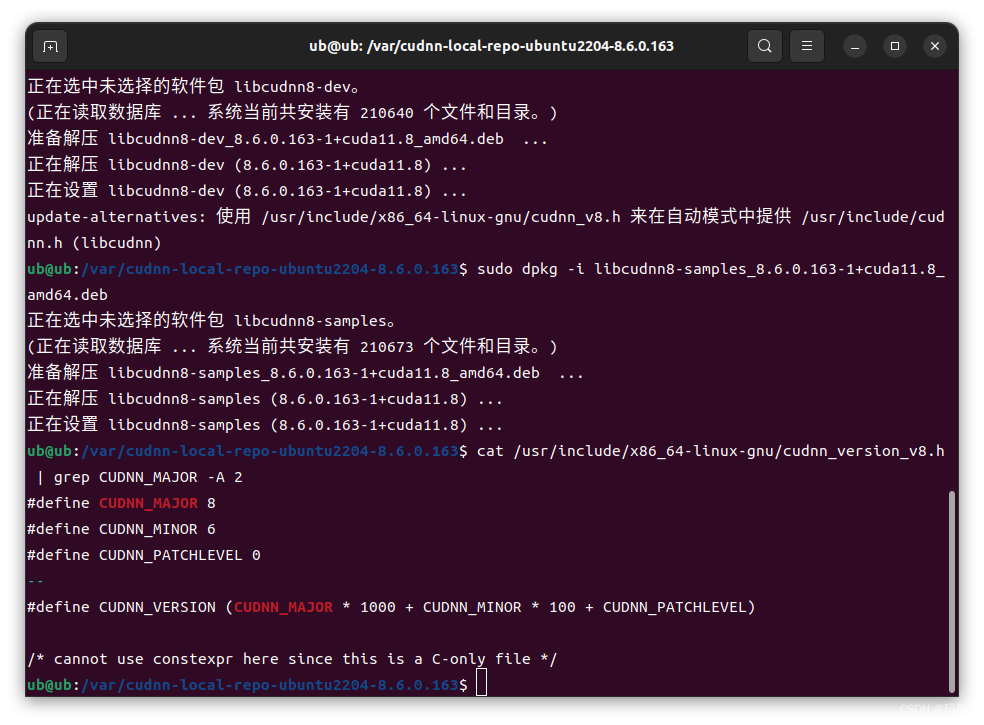 【环境搭建】（五）Ubuntu22.04安装cuda_11.8.0+cudnn_8.6.0