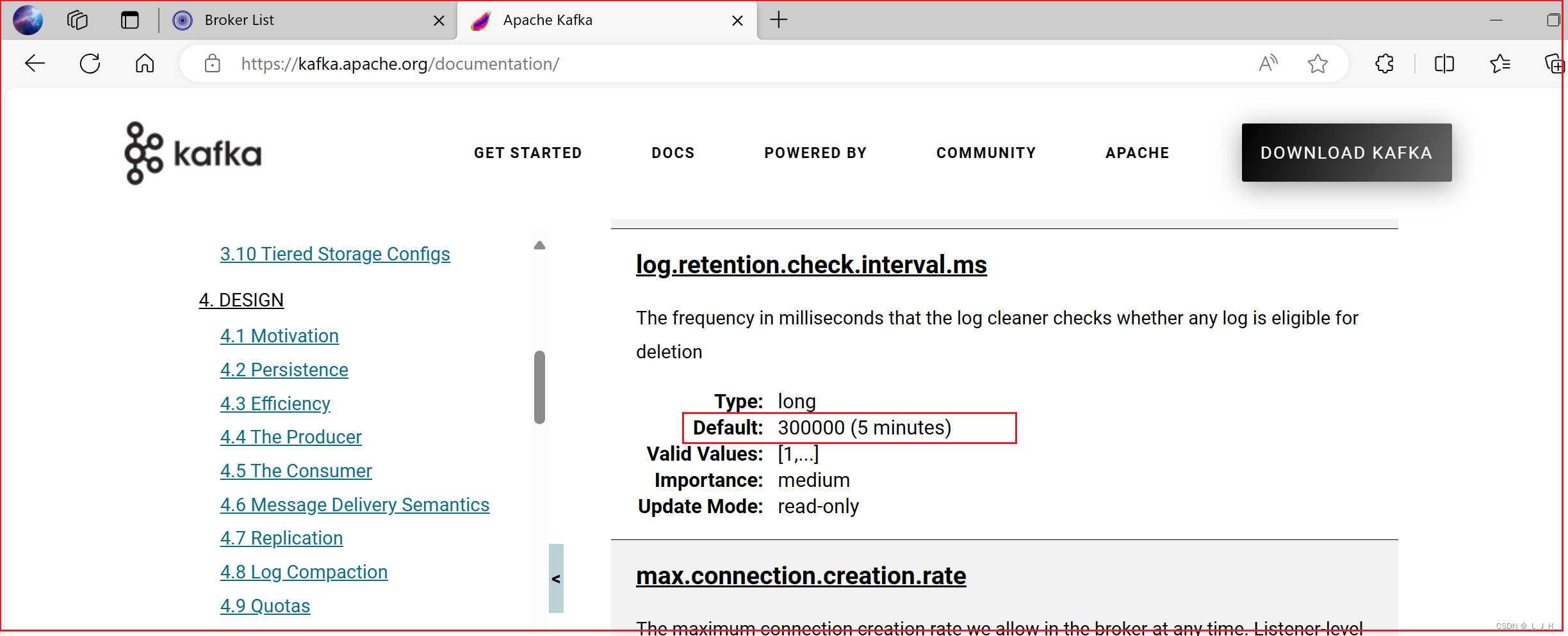 09、Kafka ------ 通过修改保存时间来删除消息（retention.ms 配置）