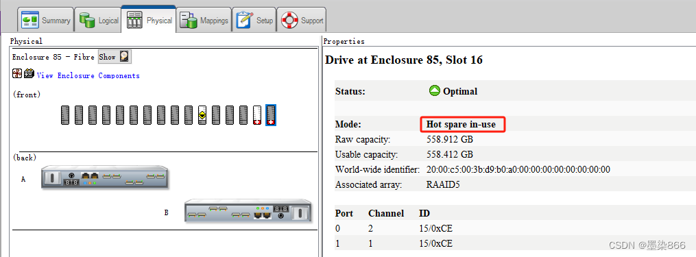 IBM DS5020硬盘状态Impending failure(reported by controller)