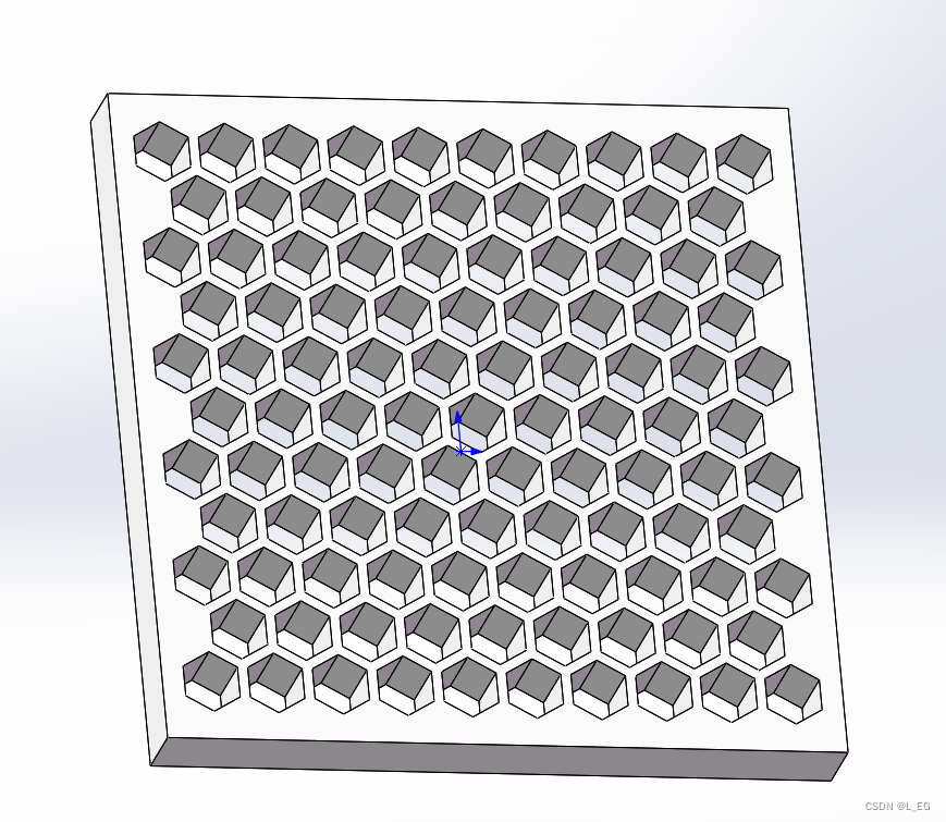 SolidWorks制作蜂窝网格教程