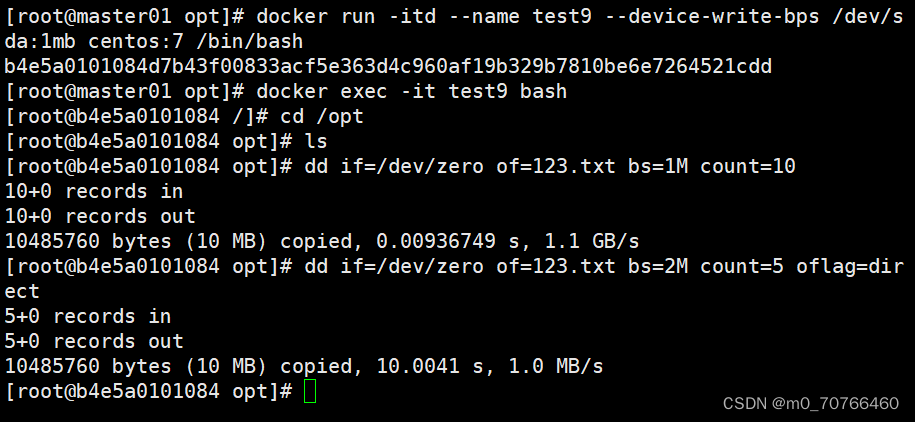 Docker的资源控制