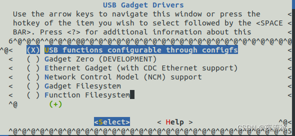 USB - Linux Kernel Menuconfig